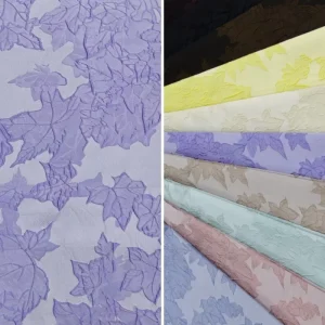 181gsm Custom 100% Polyester Yarn Dyed Jacquard Fabrics Woven Colorful Clothing DIY Material