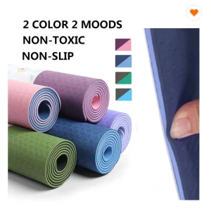 183*61cm*6mm TPE Eco Friendly Yoga Mat Around 1.1m2 for Home Gym Fitness Exercise