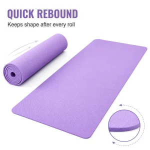 183*61cm Exercise Mat ODM TPE Yoga Mat for Custom Design Development Pilates Fitness Collection and Studio Workout Supply