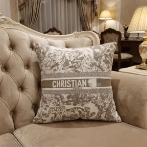 18×18 Inches Square Woven Throw Pillow Cover Toile Animal Jacquard Cushion Cover for Modern Home Decor