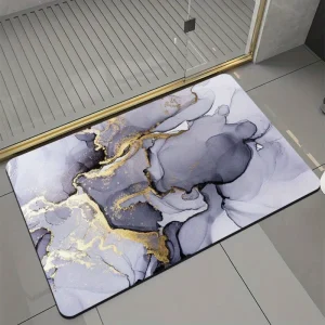1pc Bath Mat Suitable for Soft Non Slip Quick Dry Floor Carpet Machine Washable Slim Bath for Bathroom Kitchen Bed Suitable for