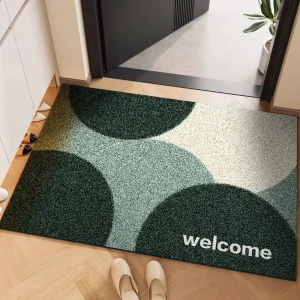 1pc Modern PVC Floor Mat Collection Door Mats Made to Measure Non Slip Rubber Backing Home Office Hotel Outdoor Use