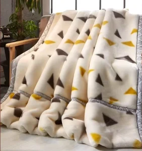 2 Ply Blankets Mink Raschels Double Player Raschel Blanket