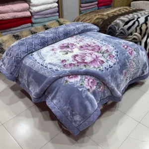 2 Ply Korean Blankets Mink Raschels Double Player 12kg Raschel Blanket