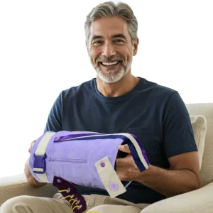2 in 1 Fidget Mat & Muff for Seniors with Alzheimer or Dementia Sensory Blanket for Adults with Autism Elderly Therapy