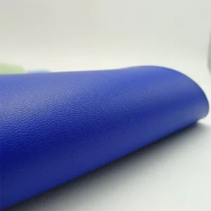 2.0mm Ostrich Grain Soft Nappa Texture PVC Vinyl Leather Fabric for Sofa Bags Luggage Furniture Table Mats