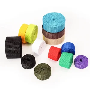 20/25/30/38/50mm Striped Twill Eco Friendly Woven PP Webbing for Bag Handle Strap