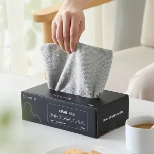 20 Pack Disposable Microfiber Rags in Bag Lint Free Reusable Kitchen Cleaning Cloth Edgeless Terry Hand Towels 20 Pack