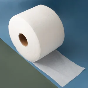 20% Viscose 80% Polyester Spunlace Nonwoven Fabric Roll Lightweight for Wet Wipes Face Towel