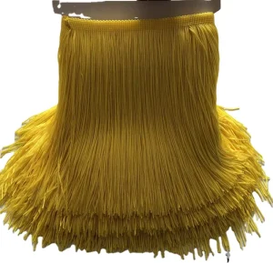 20 cm Lace Polyester Tassel for Dance Clothing Shoes Bags Accessories Latin Dance Curtains Chainette Trim Fringe Trimmings