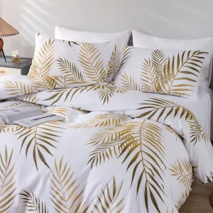 200TC All Season Customizable Simple Modern Woven Polyester Microfibe Duvet Cover Set