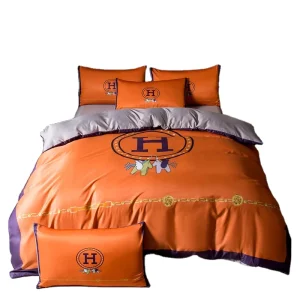 200TC Solid King Size 3-Piece Eco-Friendly 100% Polyester Warm European & American Style Bed Duvet Set
