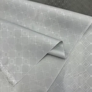 20KG Factory Direct Sales 100% Polyester Black Grey Taffeta Embossed Lining Fabric for Bags Luggage