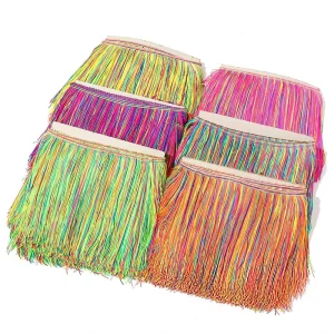 20cm Colorful Fringe Tassel Lace Fringe for Stage Performance Wedding Party Dance Dress Decoration Trimming DIY