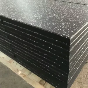 20mm Elastic Weight Lifting Gym Rubber Flooring Tiles Gym Rubber Floor Mat With Fitness Mat