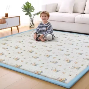 20mm Thick Machine Made Polyester Animal Print Eco-Friendly Non-Slip Cute Kids Play Tatami Area Rug Yoga Mat Baby Crawling