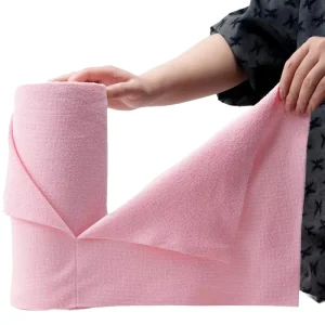 20pcs Square Kitchen Dish Microfiber Tear Away Towel Rolls Custom Color Washable Reusable Cleaning Cloths