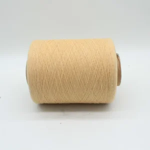 20s RG Beige Color Recycled Yarn 65 35 Polyester Cotton Knitting Yarn PC Yarn for Knitting Socks