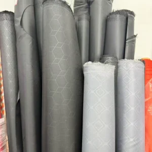 210D Oxford Embossed Print Pa Coated 100% Polyester Design Embossing Bag Lining Fabric Or Luggage Bag Lining
