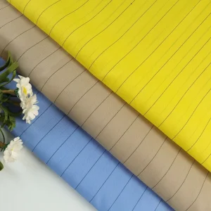 210T Taffeta 1.7cm Stripe 100% Polyester Anti Static Conductive Fabric for Industrial & Hospital Garments & Linings