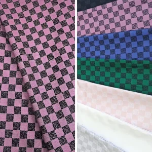 213gsm Light Polyester Nylon Woven Jacquard Fabric for Dresses Tote Bag