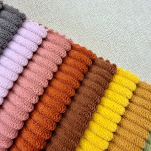 215GSM Plush Velvet Flannel Fabric Solid Color Sofa Cloth with Waterproof Coating for Home Decor and Chair