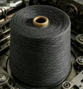 21S 100% Polyester Yarn High Tenacity Raw 7# Grey for Sewing Socks Workwear & Home Textiles
