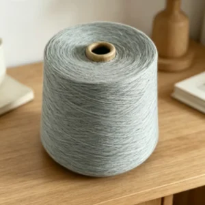 21S 2# Grey 100% Polyester Spun Yarn Raw Pattern for Sewing Garment Casual Wear Home Textile