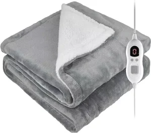 220V 110V Wearable Electric Heated Blanket With Foot Pocket Electric Snuggle Throw Blankets