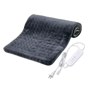 220V Double Electric Heating Pad with Temperature Control Soft Flannel Plush Throw Blanket Home Washable Electric Blanket