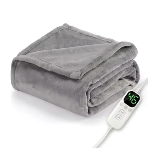 220V Washable Electric Heated Blanket with 12 Heat Settings Winter Household Use