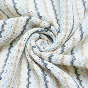 220gsm 160cm Eco Friendly Breathable Stretch Jacquard Fabric Made of Spandex Polyester Lightweight Sportswear Garment