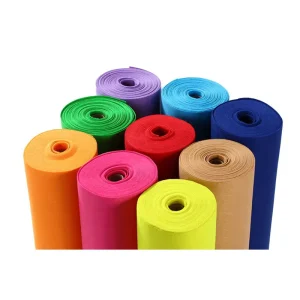 225gsm China Manufacturer Supply Felt Fabric 65% Polyester 35% Cotton In Rolls Sheets For Craft Laptop Covers