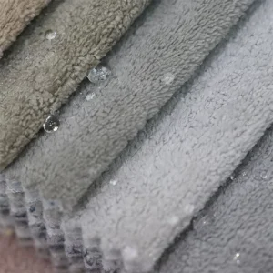 2303A Home Textile 230GSM Knitted Boucle Shearing Wool Fluffy Velvet Waterproof Upholstery Fabrics for Furniture Cushions