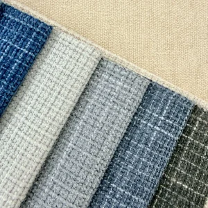 230GSM Medium Chenille Fabric Solid Woven Upholstery Material Anti Pilling for Dining Chair