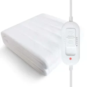 230V 160*140cm Electric Under Blanket Dual Zone Washable Winter Household Use Remote Control Overheat Protection