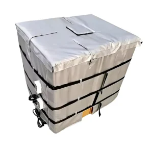 230V IBC Silicone Heating Blanket Tank Warmer for Industrial Water Chemical Oil Storage Transportation Heating Wrap