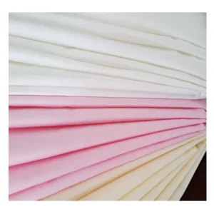 233TC 40S 100% Cotton Woven Plain Bleached Down Feather Proof Dyed Fabric for Pillow Insert Hospital Bedding Home Textile Lining