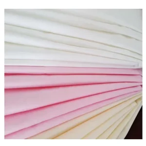 233TC 40s 100% Cotton Woven Plain Bleached Down Feather Proof White Fabric for Pillow Bedding & Lining
