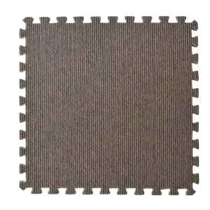 24″ X 24″ Floor Carpet Squares with Interlocking Top Puzzle Mat Foam Tiles