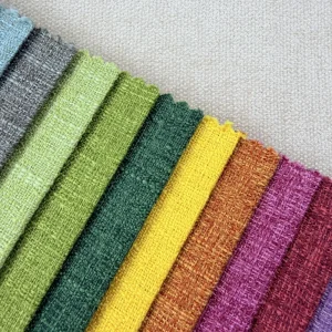 240GSM Lightweight Linen Look Upholstery Textile Solid Color Sofa Material for Throw Pillow and Indoor Decor