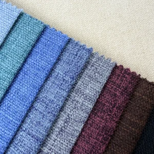 240GSM Scratch Proof Plain Linen Sofa Fabric Breathable Upholstery Cloth Stain Proof and Washable for Dog Cat House