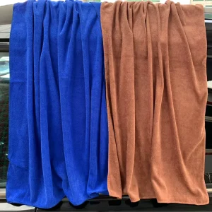 240g Microfiber Car Cleaning Towel 60*160 Wash Drying Absorbent Multifunctional Plain Weave Solid Color