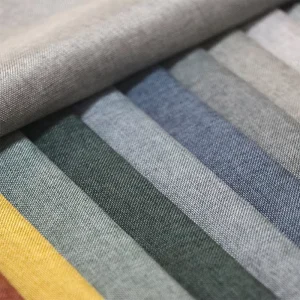 2477 Africa Customized 100% Polyester Linen Fabric Waterproof Print Yarn Dyed Home Textile Raw Material for Upholstery Woven