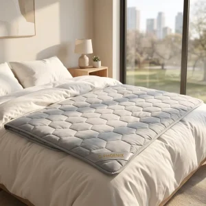 24V Safe Low Voltage Graphene Far Infrared Heating Blanket Dual Zone Intelligent Constant Temperature USB Quilted Home