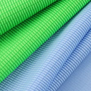 250 GSM Spring Summer Spandex Stretch Knit Fabric Wrinkle Resistant Plain Dyed Jacquard Knit Lingerie Dress Girls Apparel
