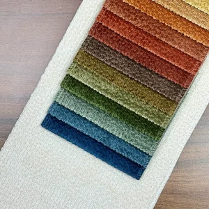 2509C06 Upholstery Chenille Sofa Fabric Anti Pill Yarn Dyed Woven 100% Polyester for Furniture Textile
