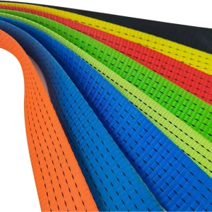 25mm 50mm 100mm 125mm Wide High Strength Polyester Webbing Belt Straps Custom Logo for Lashing