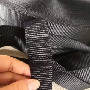 25mm Black Nylon Webbing in 1.5mm Thickness