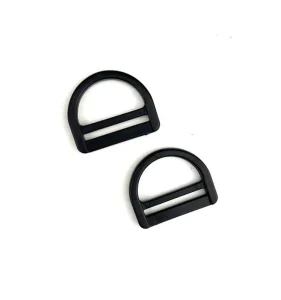 25mm Black Plastic T Buckle Webbing with Pom Pom Strap for Loop Bag Designs